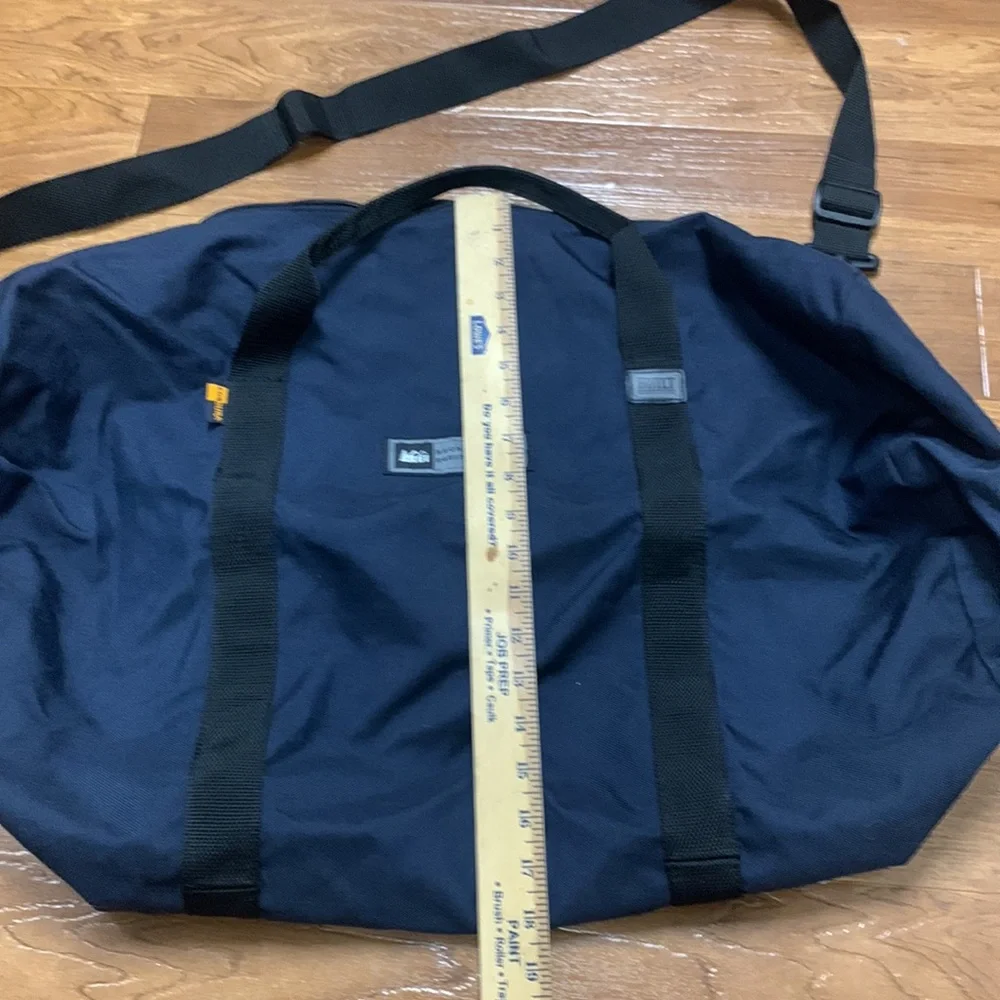 REI Cordura Navy Travel Duffel Bag with Shoulder Strap